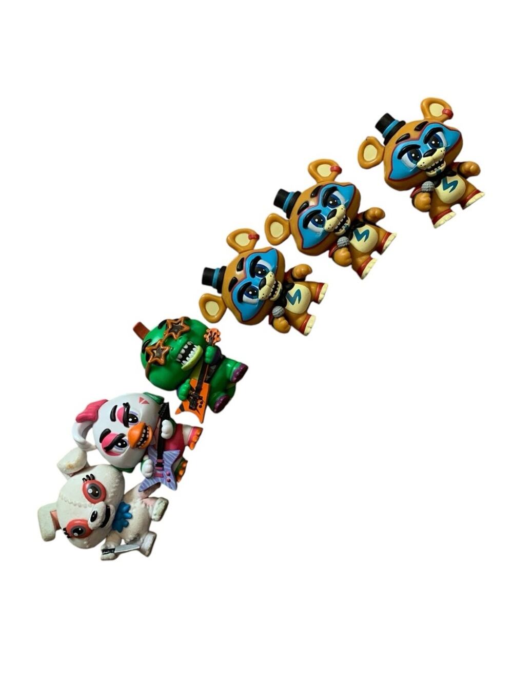five nights at Freddy's lot of 6 2in figurines